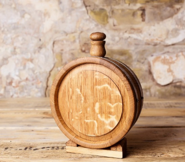 Oak Barrel Flask