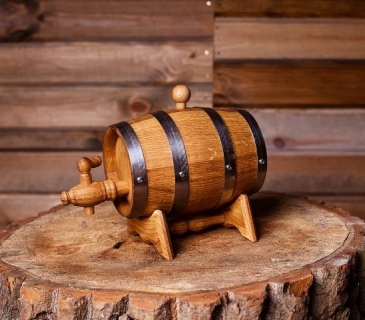 1 Litre small oak barrel casks