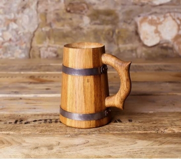 Oak Wooden Mug 0,7 L