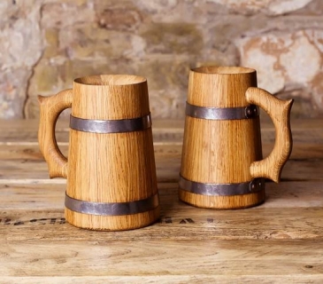 Oak Wooden Mug 0,7 L