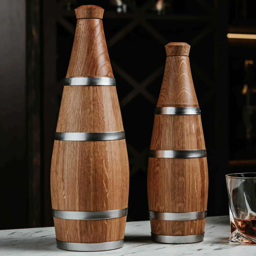 Wooden Aging Bottle (0.5L–1L)