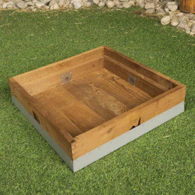 B.S. National Roof (Thermo-Modified Wood) with Galvanised Cover