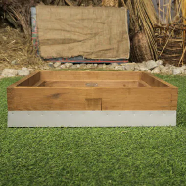 B.S. National Roof (Thermo-Modified Wood) with Galvanised Cover